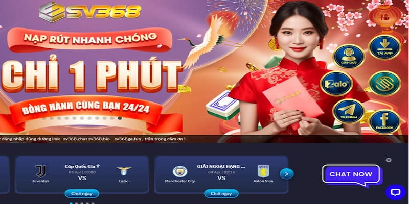 Giao dịch hiện đại, nhanh chóng tại SV368