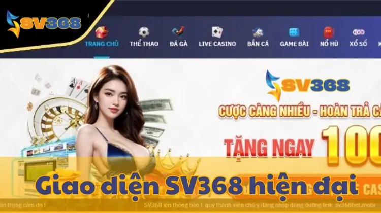 Giao diện thân thiện của SV368 – nơi khởi đầu hành trình chinh phục của bạn!