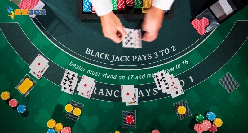 Ảnh minh hoạ: Lựa chọn những nền tảng uy tín như Sv368 để chơi blackjack online